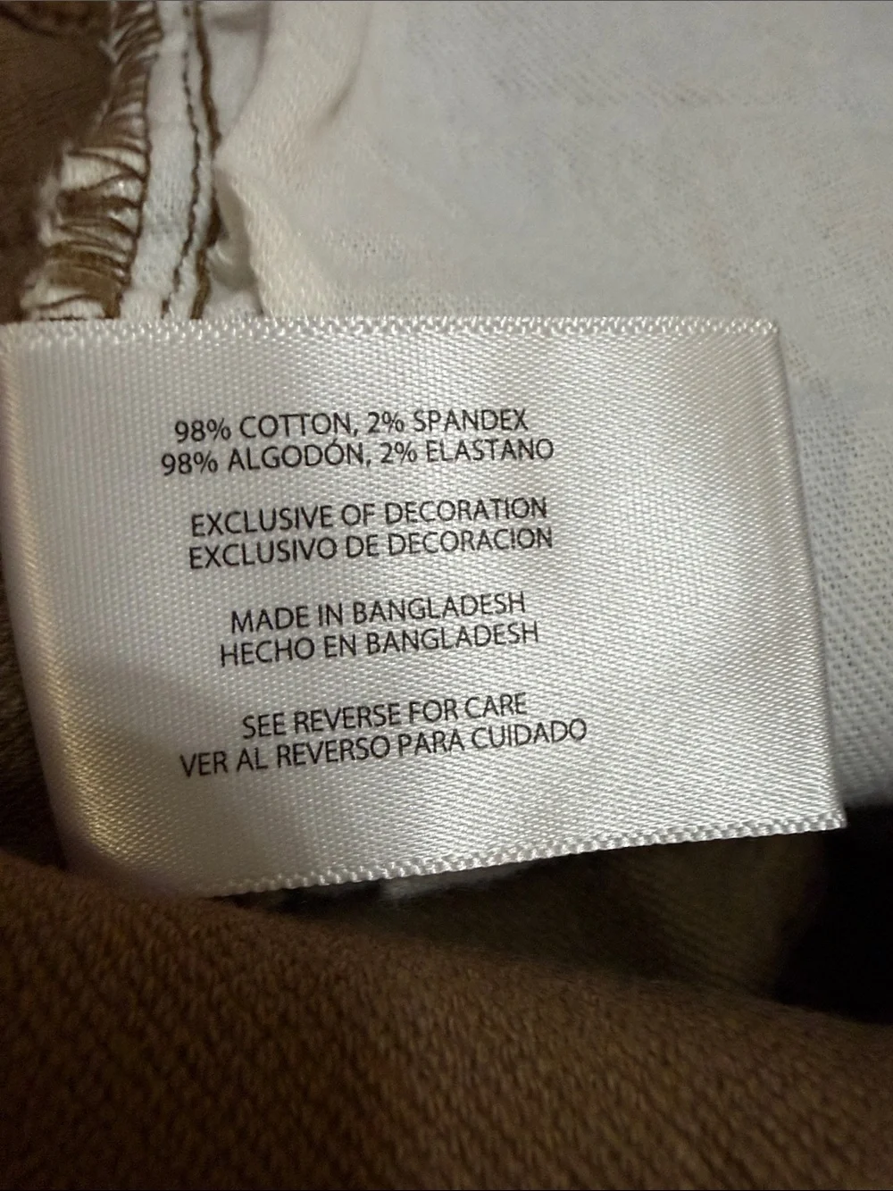 NWT-Banana Republic Slim Straight Jeans - Tan